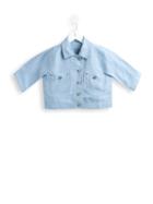 Mi Mi Sol Cropped Jacket, Girl's, Size: 8 Yrs, Blue