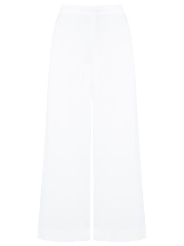 Andrea Marques High-waisted Culottes, Women's, Size: 38, White, Acetate
