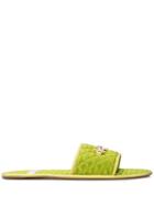 Gucci Horsebit Quilted Slide Sandals - Green