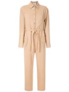 Egrey Lace Up Jumpsuit - Neutrals