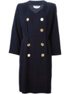 Yves Saint Laurent Vintage Striped Dress, Women's, Size: 38, Blue