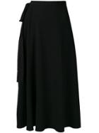 Rochas Wrap Skirt - Black