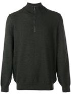 Boss Hugo Boss Front Zip Sweater - Green