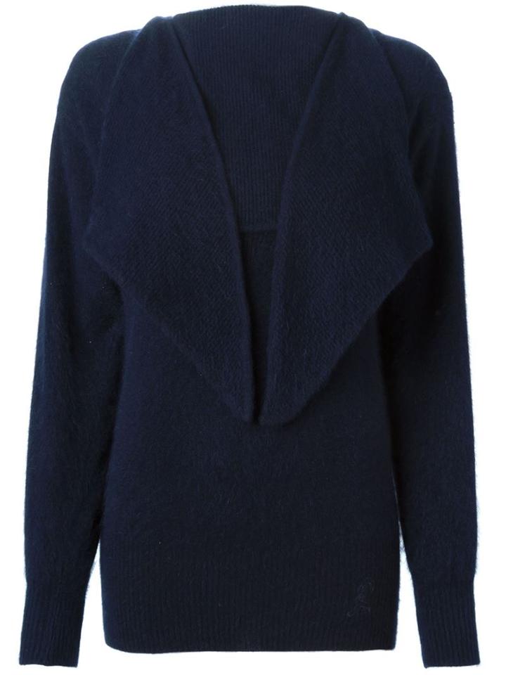 Roberta Di Camerino Vintage Flap Collar Knit Sweater