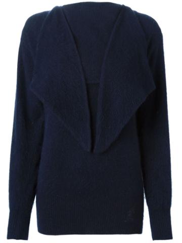 Roberta Di Camerino Vintage Flap Collar Knit Sweater