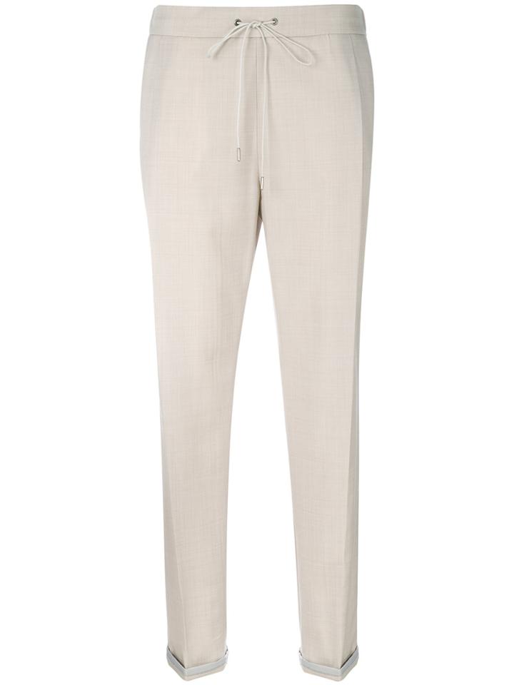 Fabiana Filippi Tailored Drawstring Trousers - Nude & Neutrals