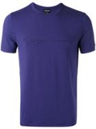 Giorgio Armani - Signature T-shirt - Men - Spandex/elastane/viscose - 50, Blue, Spandex/elastane/viscose
