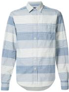 Alex Mill Striped Button Down Shirt, Men's, Size: L, Nude/neutrals, Cotton