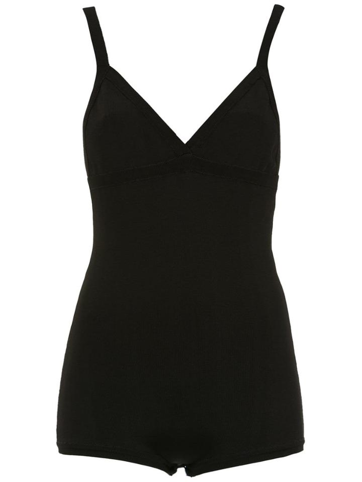 Reinaldo Lourenço Knitted Bodysuit - Black