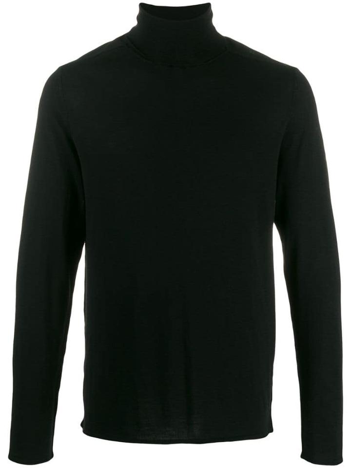 Transit Roll Neck Sweater - Black