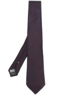 Canali Embroidered Tie - Pink & Purple