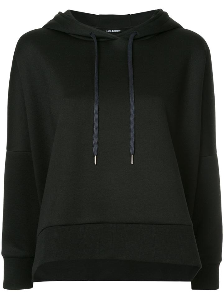Neil Barrett Drawstring Hoodie - Blue