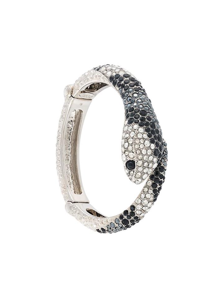 Roberto Cavalli 'snake' Bracelet, Women's, Metallic
