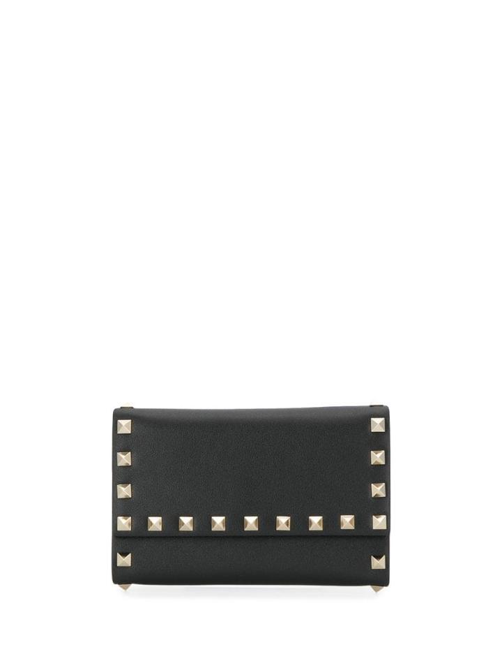 Valentino Valentino Garavani Rockstuds Flap Wallet - Black