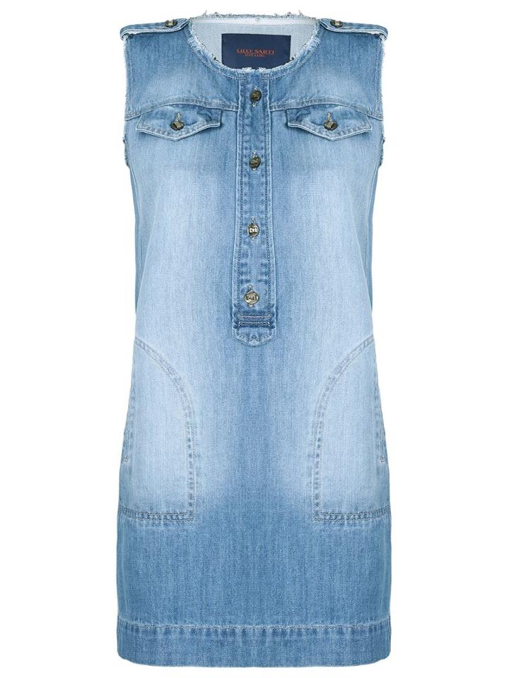 Lilly Sarti Denim Dress, Women's, Size: 36, Cotton