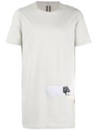 Rick Owens Drkshdw Side Graphic T-shirt, Men's, Size: Small, Grey, Cotton