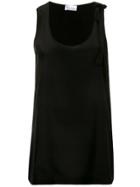 Red Valentino Loose Fit Tank Top - Black
