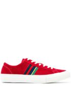Ps Paul Smith Branded Low-top Sneakers - Red