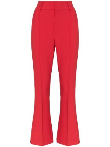 By Timo Kick Flare Suit Trousers - Red