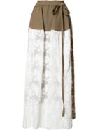 Vivienne Westwood Red Label - Gabriella Skirt - Women - Cotton/polyamide - 44, Brown, Cotton/polyamide