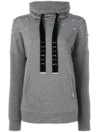 Liu Jo Embellished Hoodie - Grey