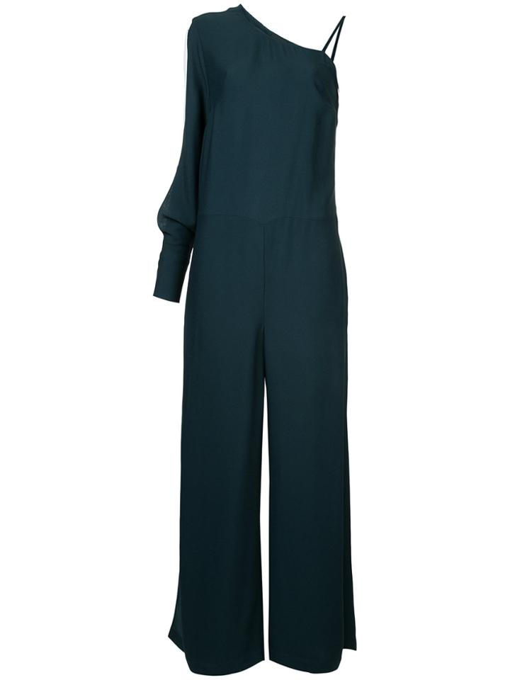 Ginger & Smart One Shoulder Jumpsuit - Green