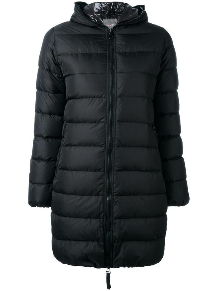 Duvetica Hooded Puffer Jacket, Women's, Size: 42, Black, Polyamide/feather Down