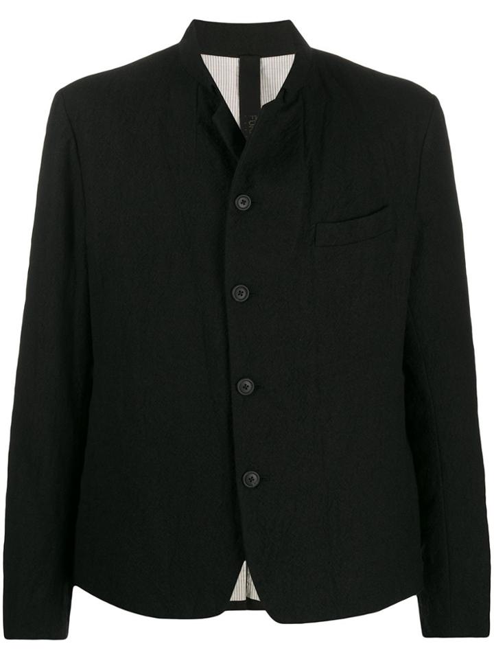 Forme D'expression High Collar Blazer - Black