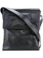 Lamat - Foldover Top Shoulder Bag - Women - Wood/calf Leather - One Size, Black, Wood/calf Leather