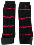 Raf Simons Contrast Knitted Gloves - Black