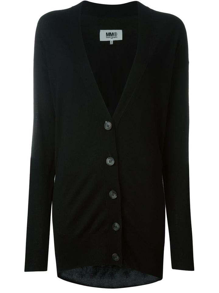 Mm6 Maison Margiela Oversize V-neck Cardigan