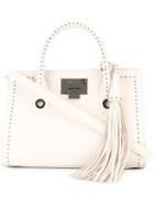 Jimmy Choo Studded 'riley' Tote Bag, Women's, Nude/neutrals, Leather