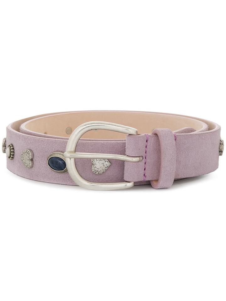 Isabel Marant Charm Embellished Belt - Pink