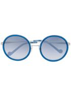 Liu Jo Round Frame Sunglasses - Blue