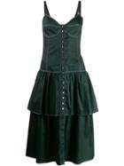 See By Chloé Bustier Style Day Dress - Green