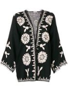 P.a.r.o.s.h. Embroidered Kimono Jacket - Black