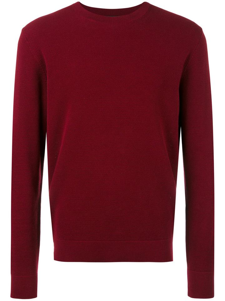 Ps By Paul Smith Round Neck Jumper, Men's, Size: Xxl, Red, Cotton/nylon