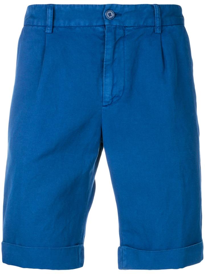 Aspesi Tailored Fitted Shorts - Blue