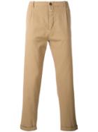 Closed - Regular Fit Chinos - Men - Cotton/spandex/elastane - 36/34, Brown, Cotton/spandex/elastane
