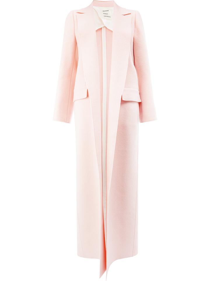 Maison Rabih Kayrouz Elongated Coat - Pink & Purple