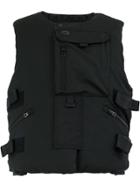 Junya Watanabe Man Zipped Down Vest - Black