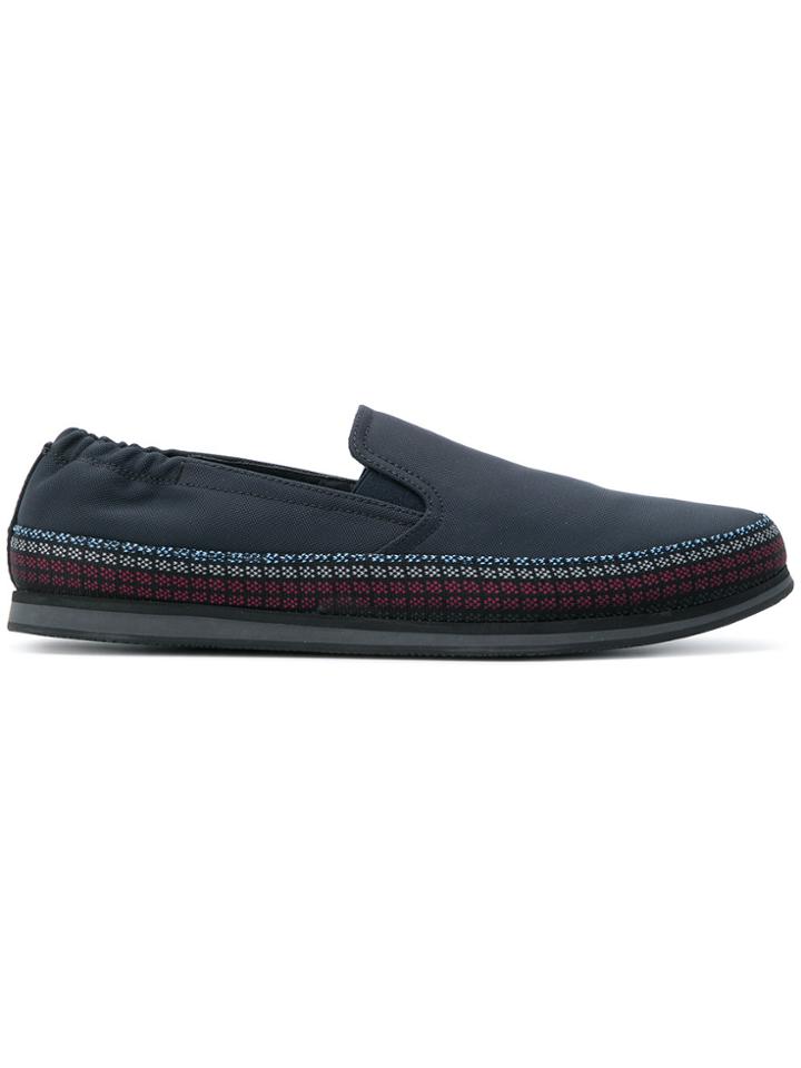 Prada Almond Toe Espadrilles - Blue