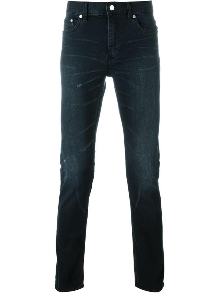 Blk Dnm Washed Jeans, Men's, Size: 36, Black, Cotton/spandex/elastane