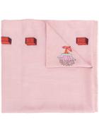 Valentino Printed Scarf - Pink & Purple