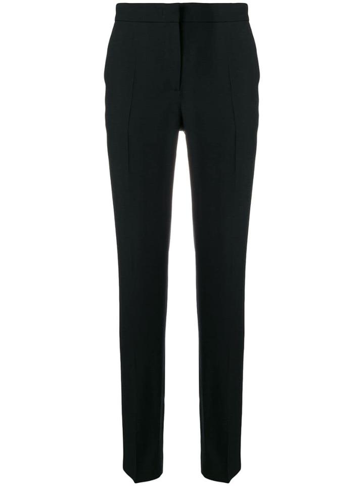 Alberta Ferretti High-waisted Tailored Trousers - Black