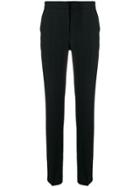Alberta Ferretti High-waisted Tailored Trousers - Black