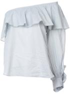 Federica Tosi Velvet Blouse - Green