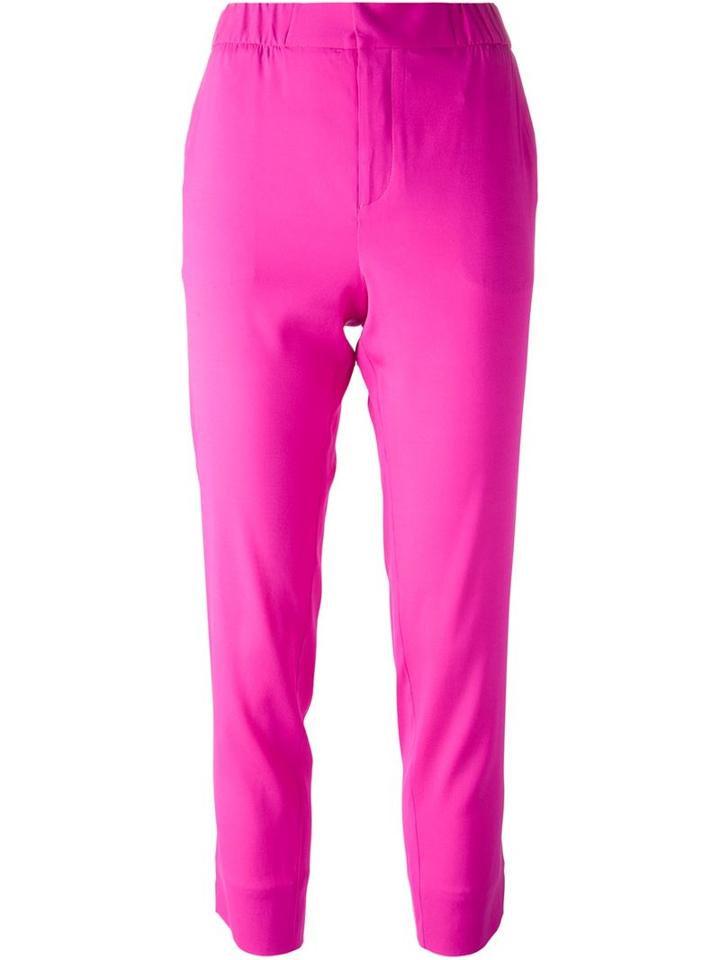 Roberto Cavalli Elasticated Waistband Cropped Trousers