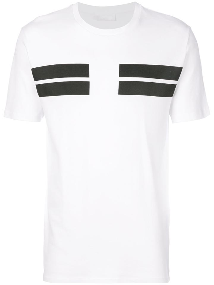 Neil Barrett Bar Stripe T-shirt - White