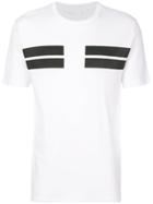 Neil Barrett Bar Stripe T-shirt - White